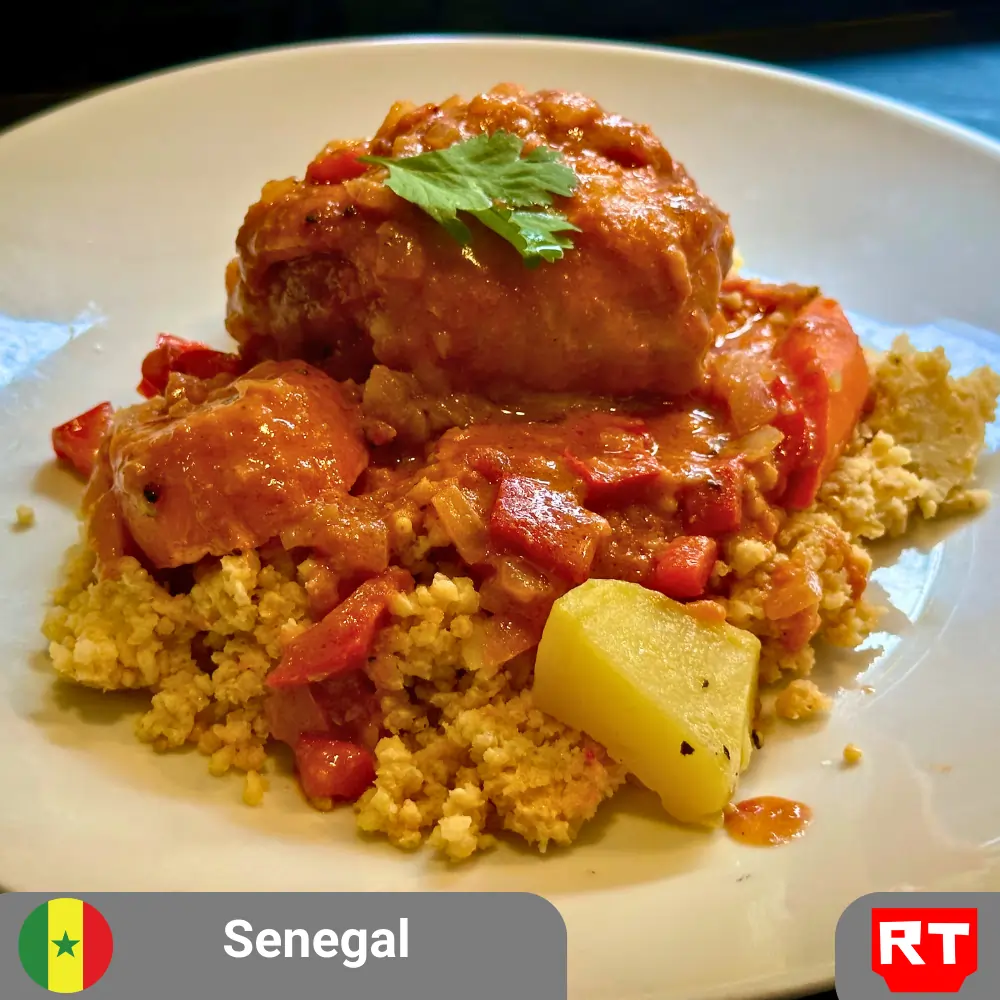 A Taste of Senegal: Poulet Mafé with Chicken, Vegetables & Millet (includes complimentary surprise dessert)