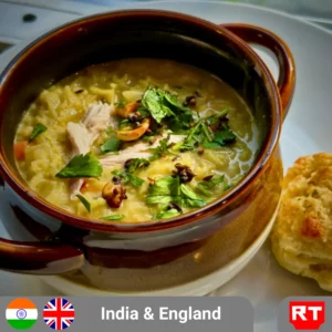 Mulligatawny Soup with Garlic Cheese Drop Biscuit (includes complimentary surprise dessert)