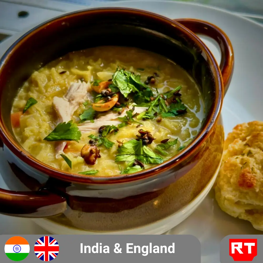 Mulligatawny Soup with Garlic Cheese Drop Biscuit (includes complimentary surprise dessert)