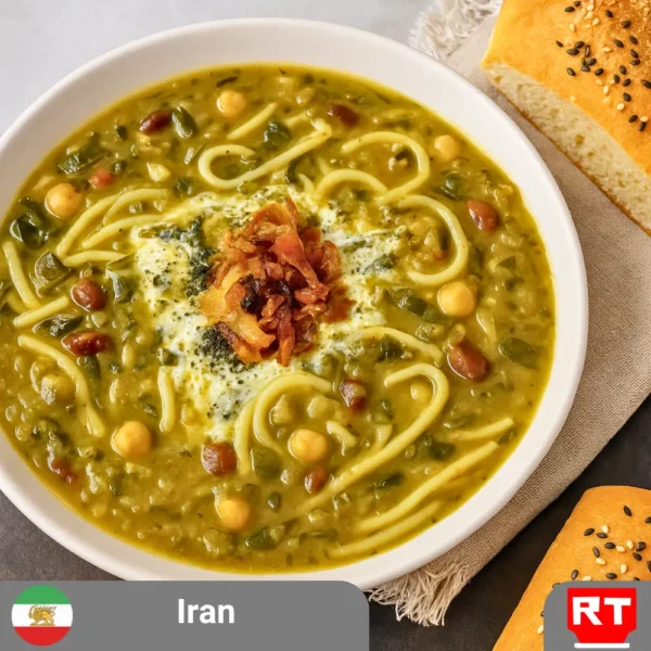 Ash Reshteh with Persian Barbari Bread (includes complimentary surprise dessert)