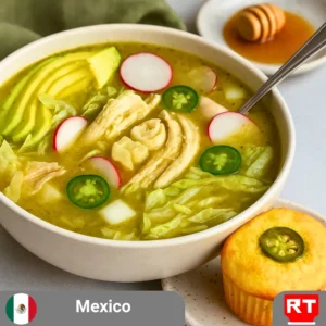 Healing Flavors from Mexico — Pozole Verde and Cornbread (includes complimentary surprise dessert)