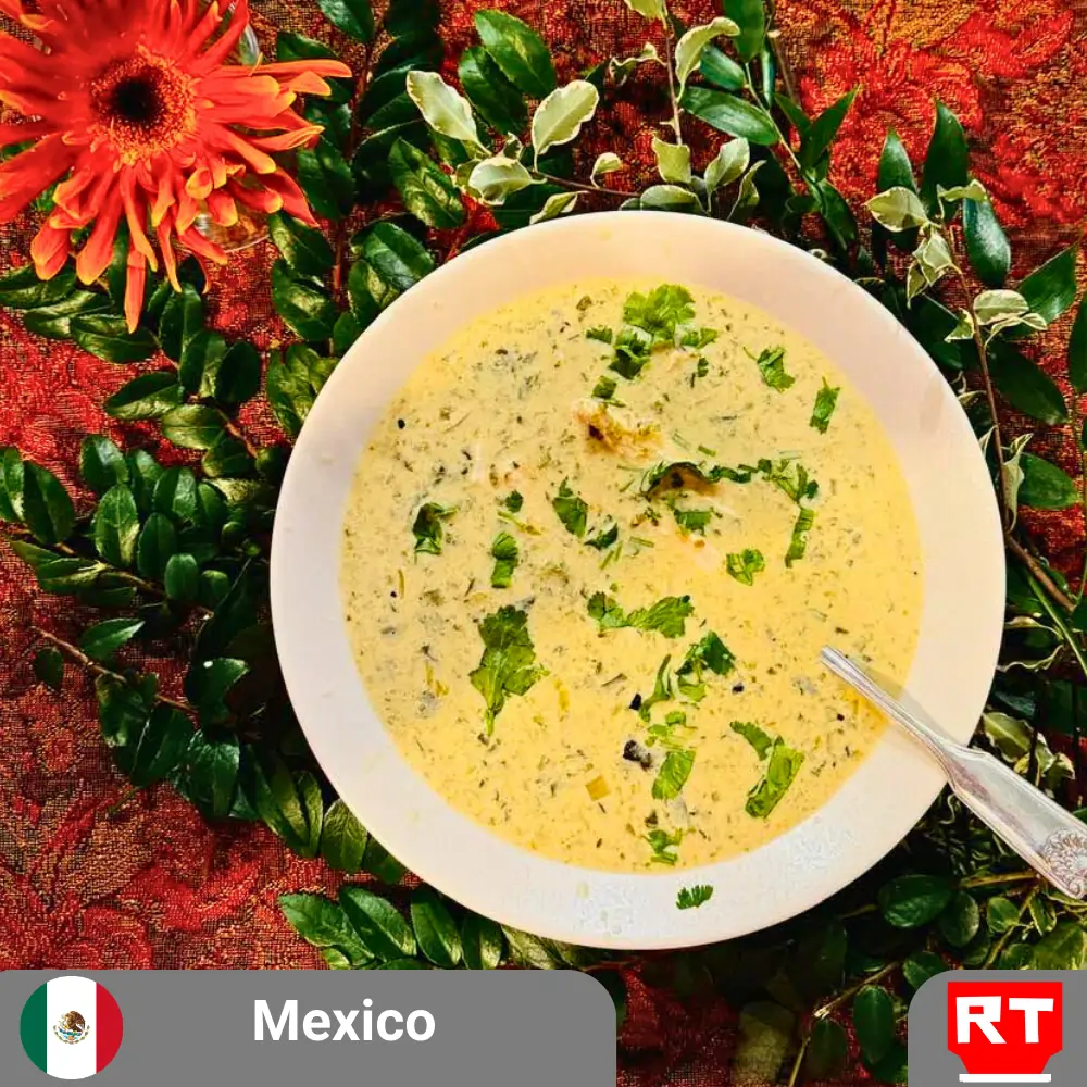 Chile Relleno Soup and Bolillos (includes complimentary surprise dessert)