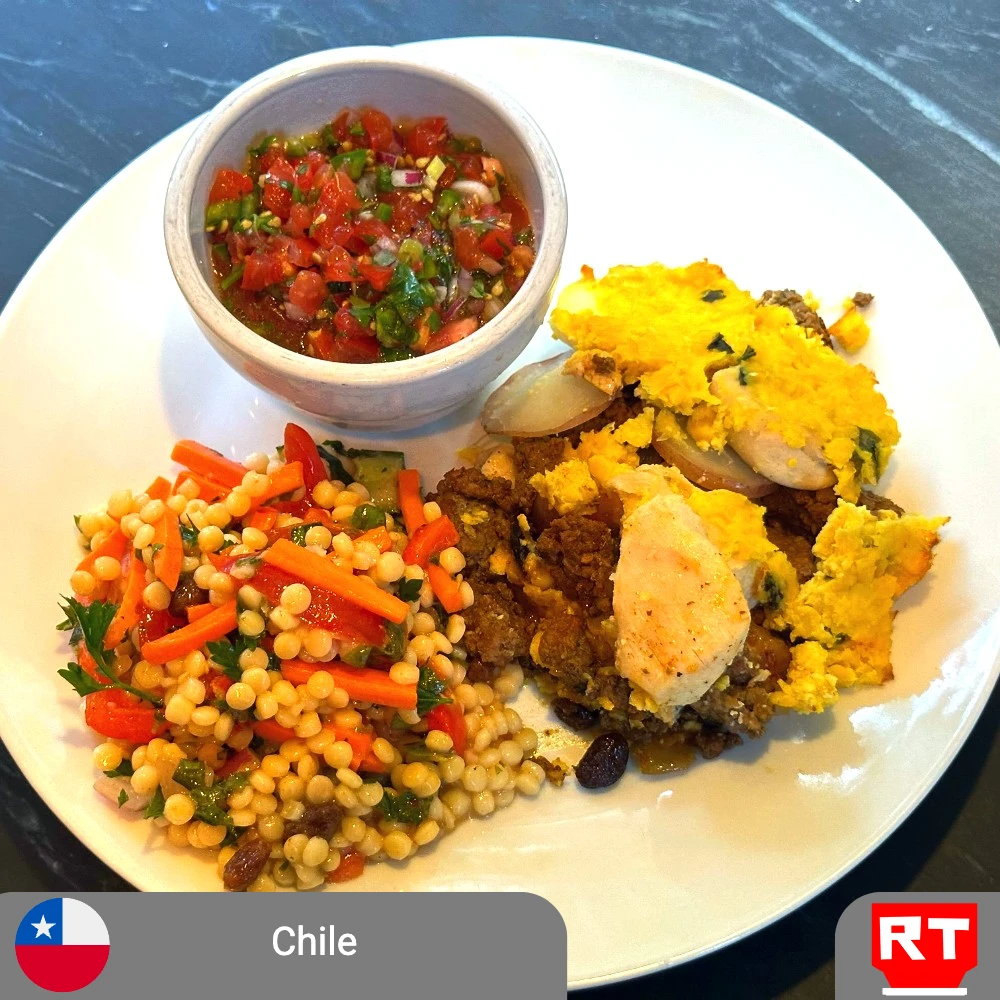 A Taste of Chile: Pastel de Choclo, Pebre and Couscous Salad (includes complimentary surprise dessert)