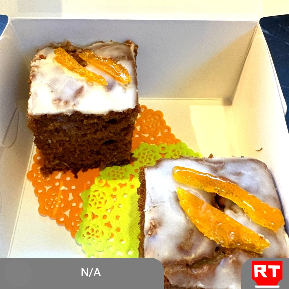 Old-Fashioned Gingerbread Cake with Candied Orange Peel