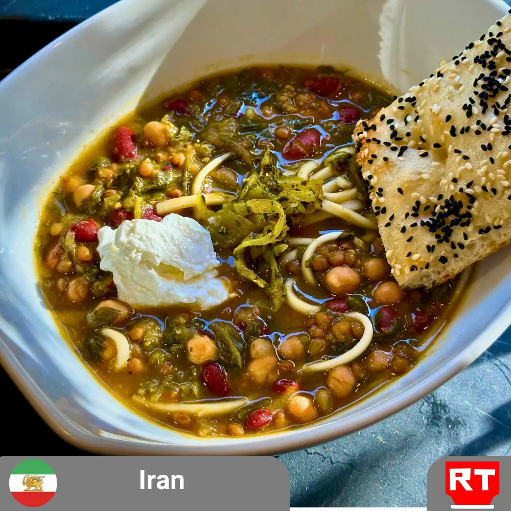 Ash Reshteh with Persian Barbari Bread (includes complimentary surprise dessert)