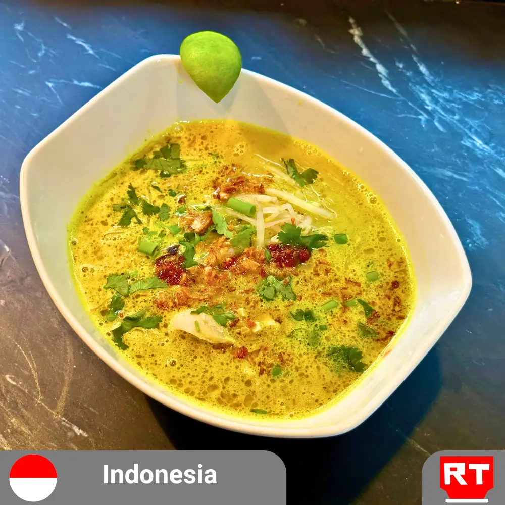 Soto Ayam – Indonesian Golden Chicken Soup (includes surprise complimentary dessert)