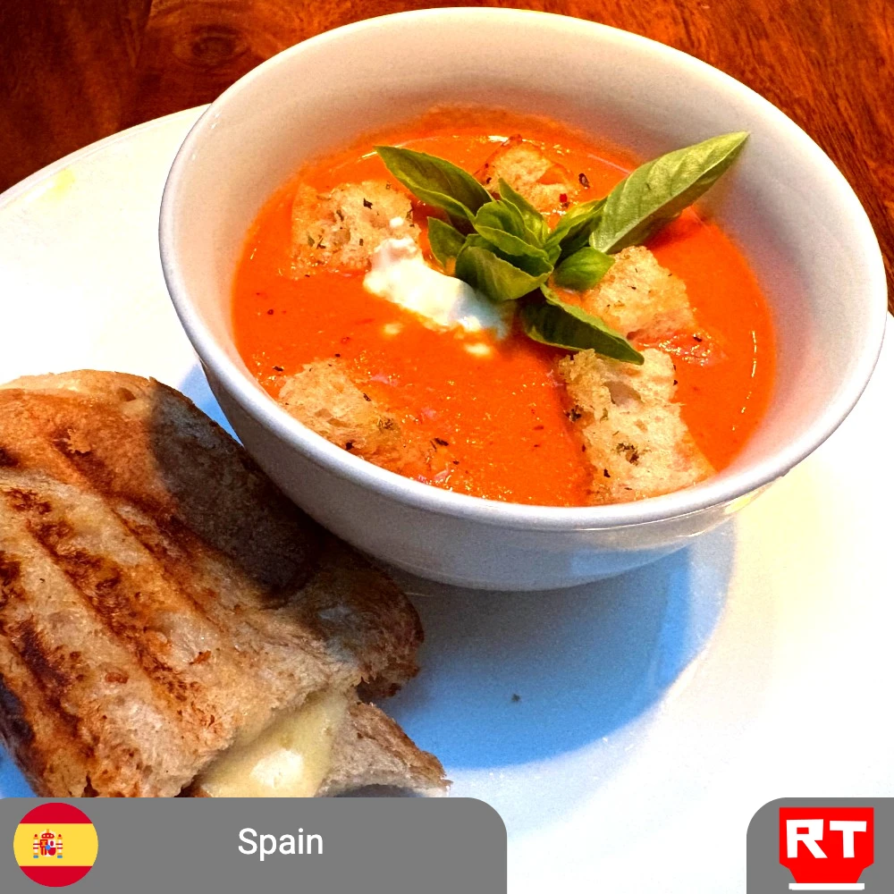 Farewell to Tomato Season: Spanish-Style Roasted Tomato and Pepper Soup and Panini Pairing (includes complimentary surprise dessert)