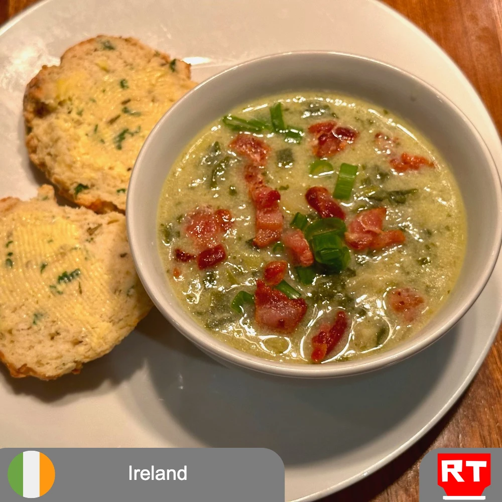 Irish-Inspired Colcannon Soup & Herb-Infused Soda Bun (includes complimentary surprise dessert)