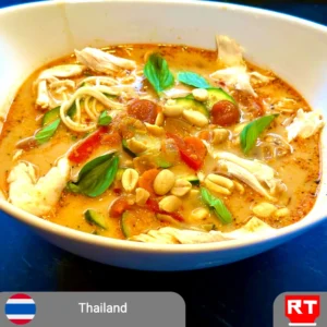 Thai No-Heat Red Curry Noodle Soup (includes complimentary surprise dessert)