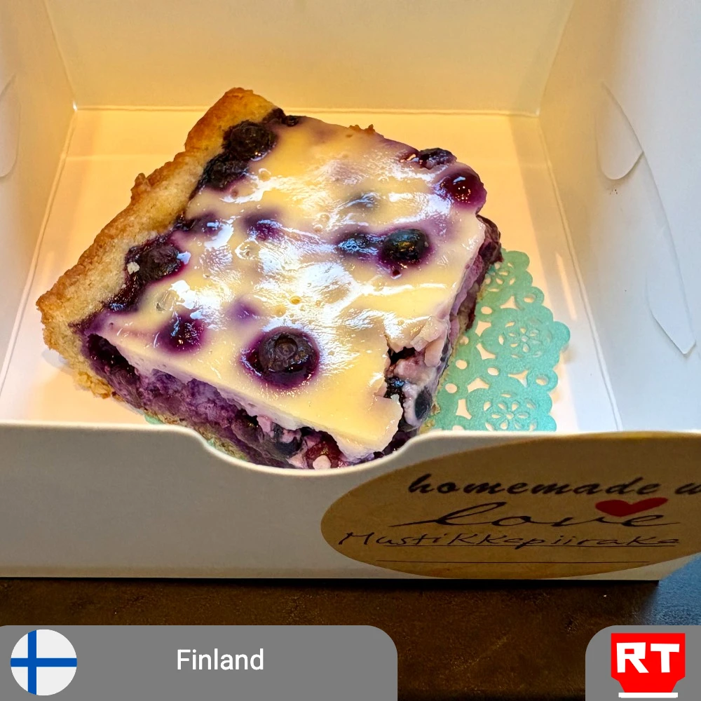 Mustikkapiirakka (Finnish Blueberry Pie)