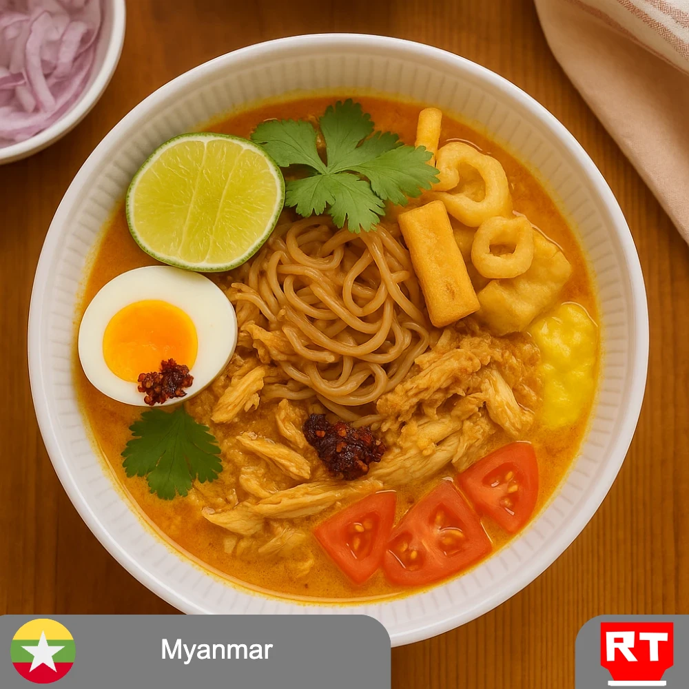 Ohn No Khao Swè: A Soulful Burmese Coconut Chicken Soup (includes complimentary surprise dessert)