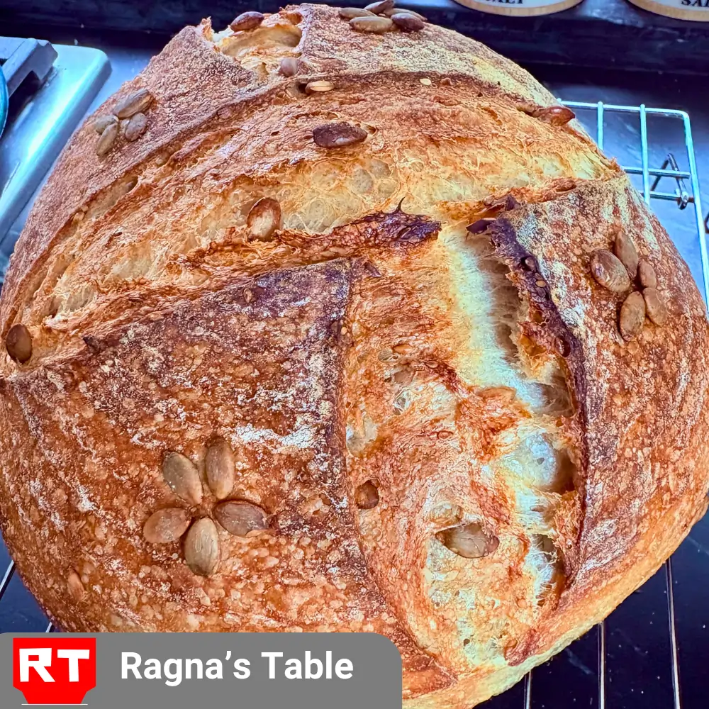 9-Inch Organic Seeded Sourdough Bread Loaf