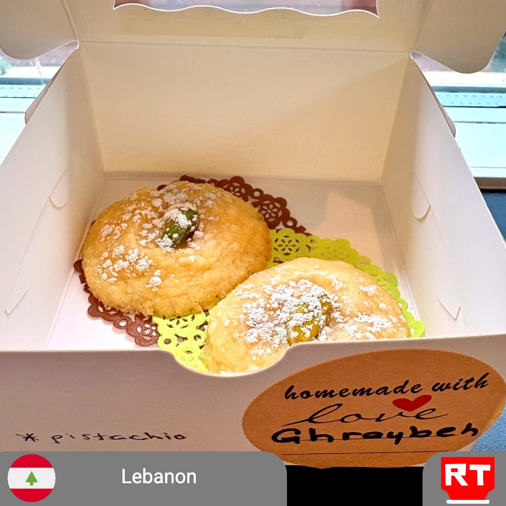 Graybeh (Middle Eastern Shortbread Cookies)