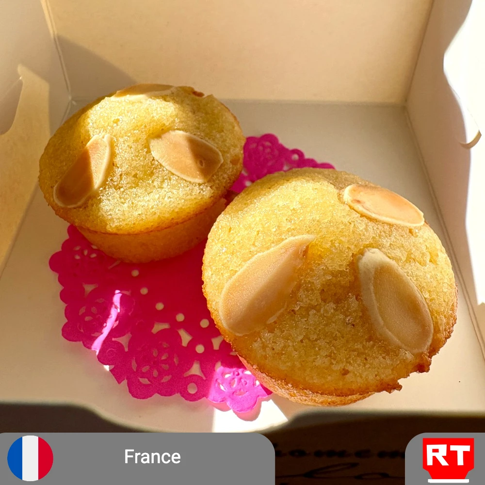 Brown Butter Financiers with Slivered Almonds