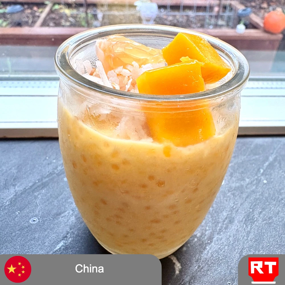 Mango Sago with Pomelo & Toasted Coconut