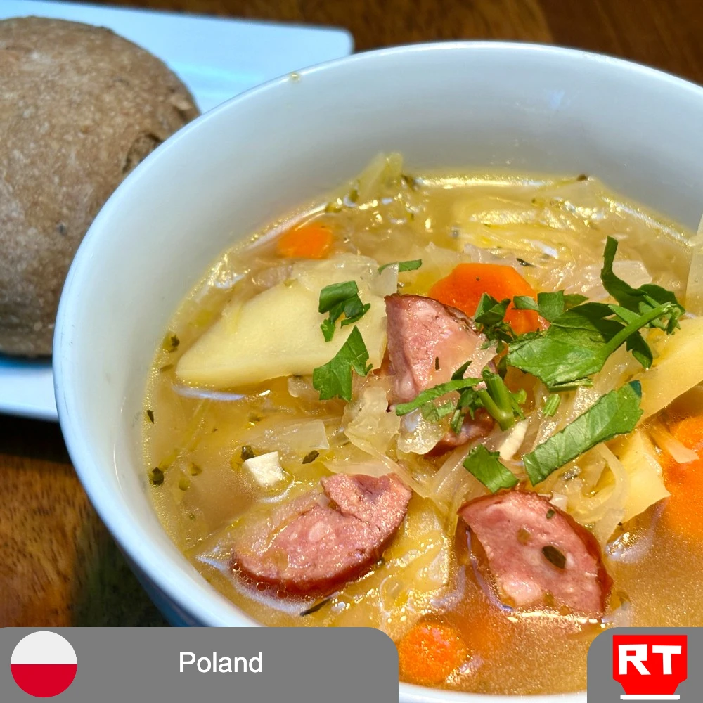 Polish Kapuśniak with a Caraway Rye Sourdough Bun (includes complimentary surprise dessert)