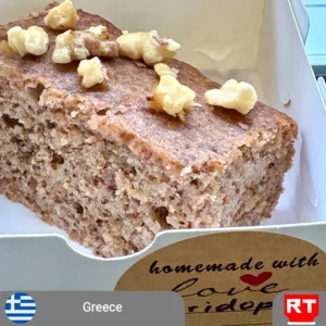 GF Karidopita (Greek Walnut Syrup Cake)