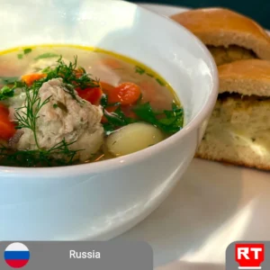 Russian Comfort: Frikadelki Soup & Potato Pirozhki (includes complimentary surprise dessert)