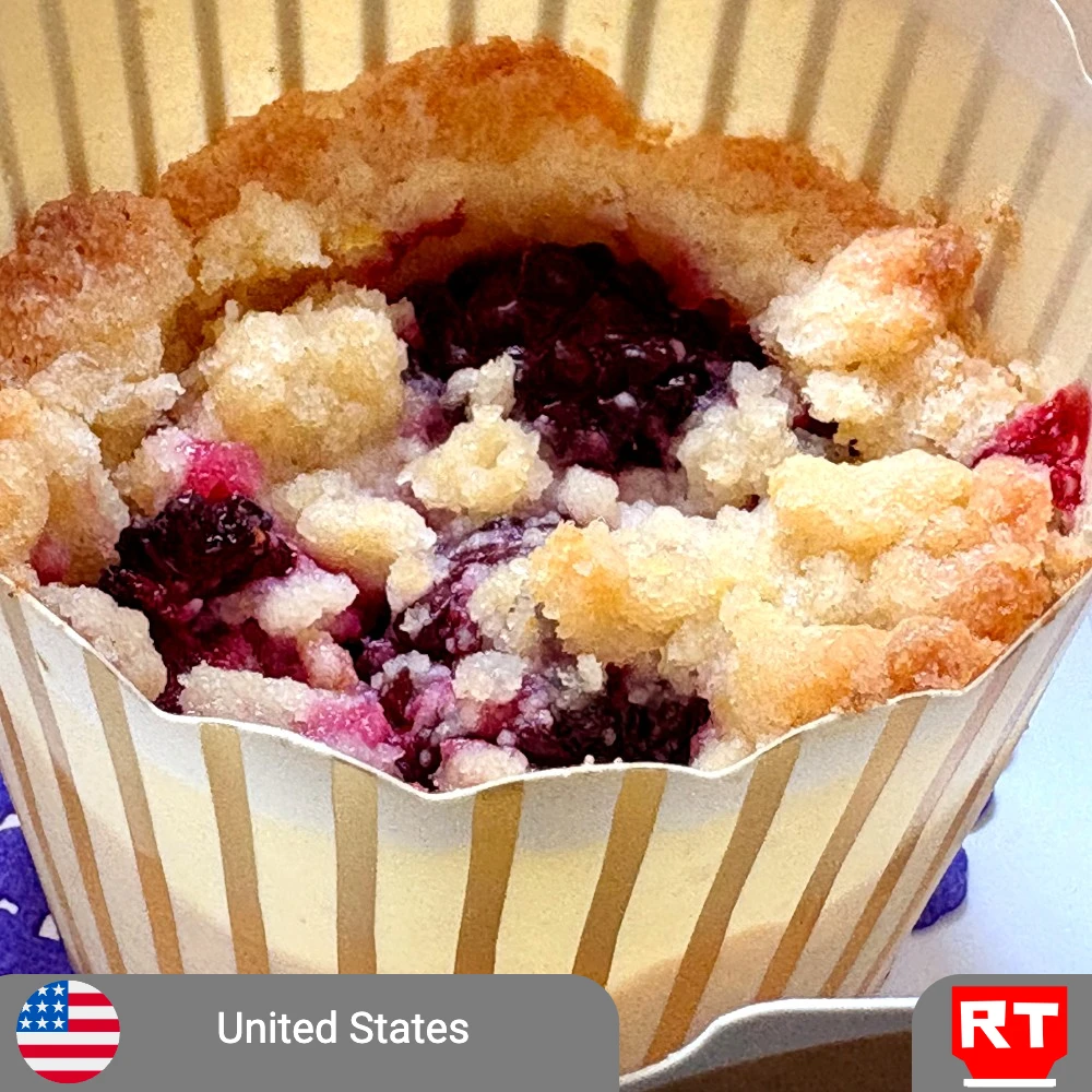 Blackberry Crumble Cup