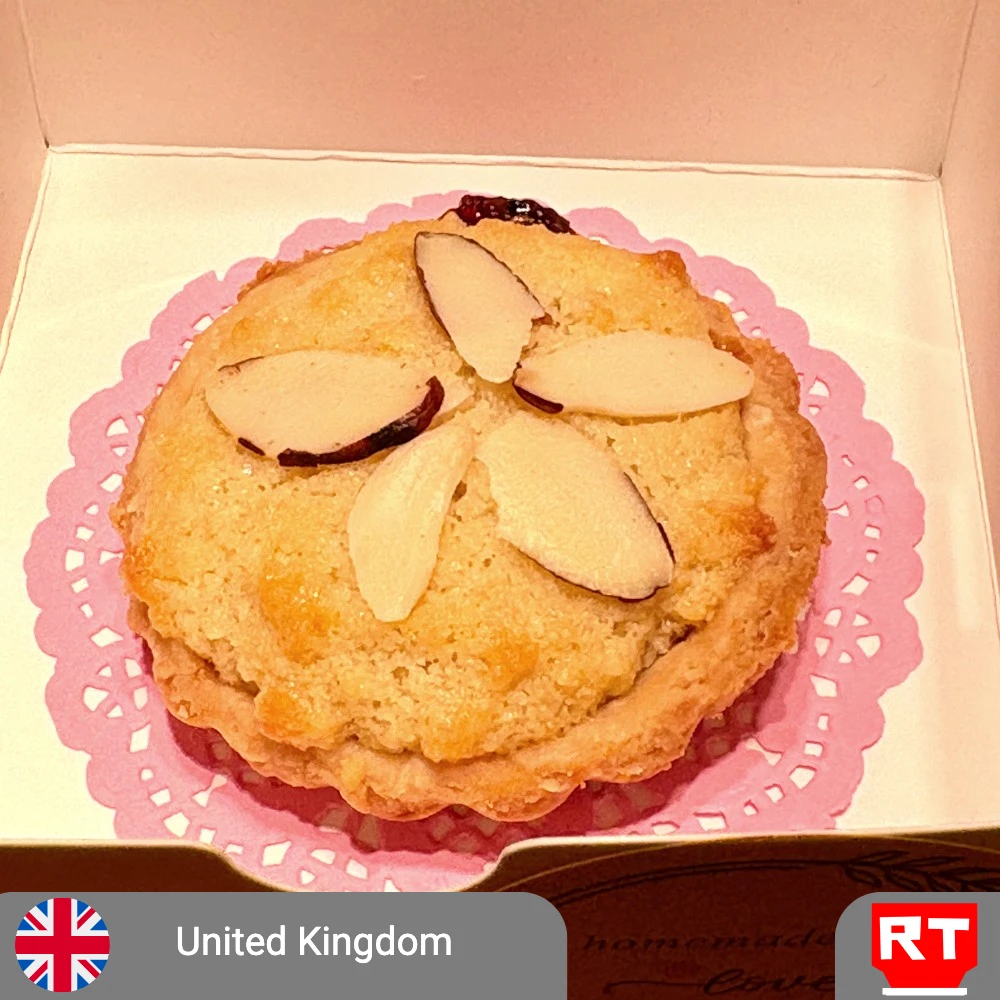 Raspberry & Almond Bakewell Tart